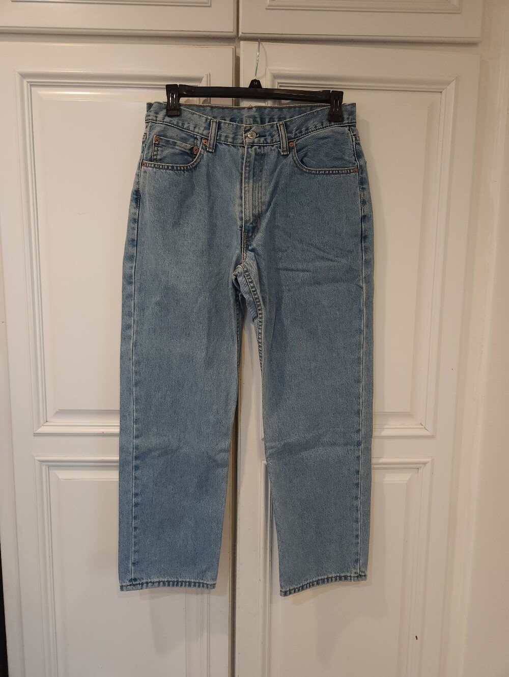 Classic Light Blue Men's Straight-Leg Jeans